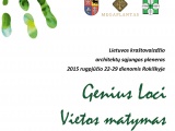 LKAS pleneras Rokiškyje 2015 - Genius Loci Vietos matymas