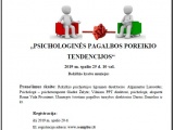 Konferencija "Psichologinės pagalbos poreikio tendencijos"